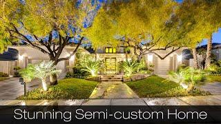 Touring A Luxury Stunning Semi-custom Home With Exquisite Upgrades Inside & Out.  Must See!