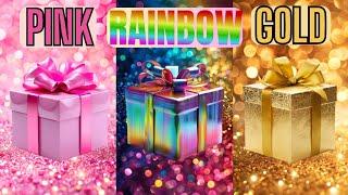 Choose your gift || 3 gift box challenge|| 2 good and bad #giftboxchallenge #giftbox