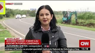 Trei nave s-au ciocnit în Portul Constanța