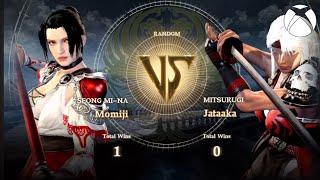 Soul Calibur VI - Momji Vs. Jataaka - (Xbox Series S Gameplay)