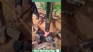 Best working day #1533 The process of cleaning the pipe after drilling a well