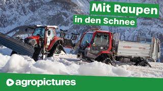 Mit Raupen in den Schnee | Lindner Lintrac und Unitrac | Traktortechnik am Freitag