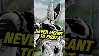 Cell Was NEVER Supposed to Exist in Dragon Ball Z! #dragonballz #dragonball #goku