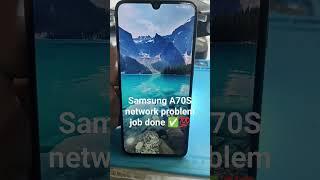 Samsung A70S network problem