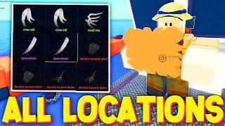 How To FIND ALL 10 PREHISTORIC FISH BONES LOCATIONS in FISCH! (Dr. Finneus Event) ROBLOX