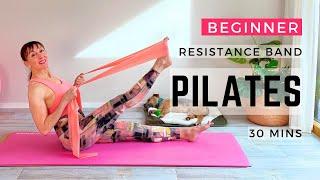Resistance Band Pilates Workout for Beginners | 30 Min Resistance Band Workout for Beginners