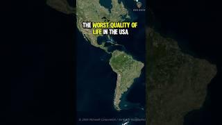 The U.S. City with the WORST Quality of Life! #geodata  #geo