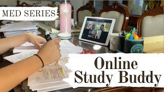 STUDY WITH ME (lo-fi music) - ONLINE STUDY BUDDY | MED SERIES