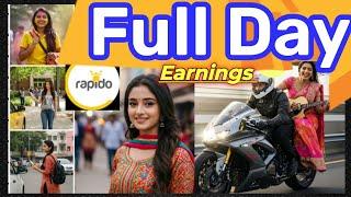  Rapido Full Day Earning | Rapido Captain Earnings