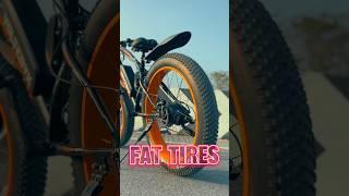 fat tyre electric cycle  with 21 gears  and front suspension  #mtb #electricbike  #ebike #cycle