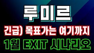 [루미르 주가전망] 지금은 무조건 물량을 모아가야 할 때 1월 급등시나리오 공개 필수시청 #루미르