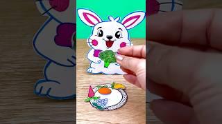 try it Easter Bunny  DIY Paper Craft Ideas #shorts #claytime  #love #diy #craft #artandcraft