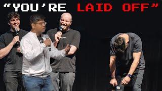 Comedian Gets Laid Off by Audience Member