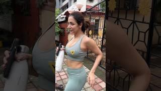 #malaikaarora Looks Fit N Fab in her Signature Gym Avtaar 