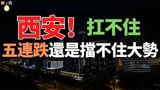 頂不住了！西安，二手房市場遇冷！掛牌量激增，房價承壓：工業疲軟、銷量下滑，房災背後的多米諾效應。