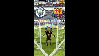 Football strike Manchester City gegen FC Barcelona