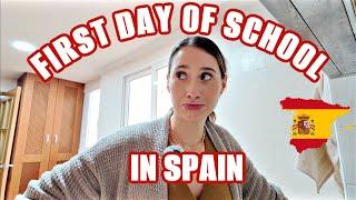 LIFE in SPAIN: FIRST DAY OF SCHOOL