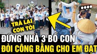 Vụ NAM SINH LỚP 8 bóng rổ: hàng trăm người MẶC ĐỒNG PHỤC đứng trước nhà HUNG THỦ | Tin Nhanh 3 Phút