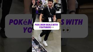 Pokemon deals with YouTubers #tcg #tradingcards #vendorpov #collectacon #pokemontcg pokemon