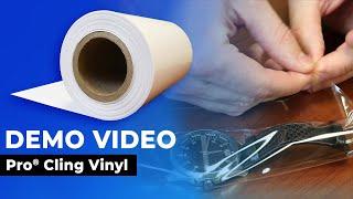 Pro® Cling Vinyl - Demo Video | Pro Tapes