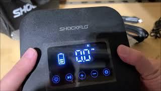 Shockflo TP06 Portable Tire Inflator, emergency light and USB Battery Review