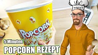 Popcorn in 5 Minuten - Mein Rezept aus der Mikrowelle - schnell und einfach