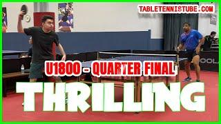 Vishal [1600] vs Isaak [1440] | Quarter Final | CCTTA Top 8 (U1800) #tabletennis #pingpong #tt