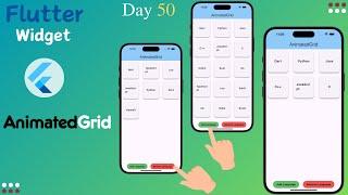 Flutter AnimatedGrid | Create Stunning Animated Grids in Your Apps | Animated Grid Flutter