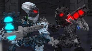Bionicle Battles 4 - Matoro vs. Nuparu - Battle of the Symbiotes