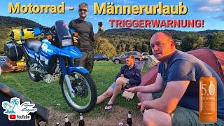 Teil 1️⃣ Wilde Motorradreise / Eifel und Mosel mit Motorrad und Zelt (Reallife Camping-Doku)