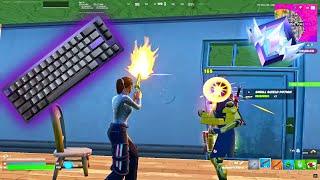 $500 Custom Keyboard ASMR Chill Fortnite Reload Zero Build Ranked Gameplay