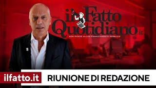 La riunione di redazione de ilfattoquotidiano.it in diretta streaming