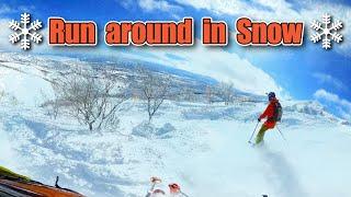 【VR】Run around in Snow of Niigata, Japan