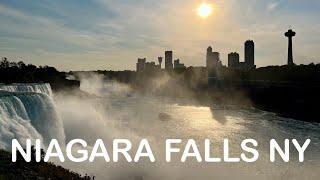 Niagara Falls NY  Autumn  Walking Tour In The City - Seneca Niagara Casino Resort / The Falls