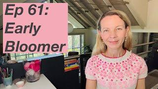 Episode 61: Early Bloomer, Storm Sweater, Camisole #9, Rock Island Shawl - Mostly Knitting Podcast