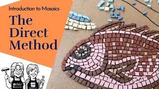 Beginner Mosaic Art Project: Introduction to the Direct Method using Unglazed Porcelain