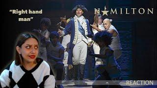 Hamilton REACTION by Just a Random Fangirl  | Right hand man