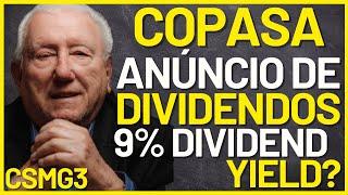 COPASA CMSG3 | ANÚNCIO DE DIVIDENDOS! MAIS DE 9% DIVIDEND YIELD?