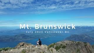 Mt Brunswick Hike with my dog and Drone footage - July 2023