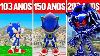 SOBREVIVENDO 203 ANOS COMO SONIC NO GTA 5