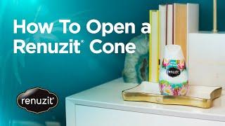 How To Open a Renuzit® Cone | Official Renuzit® Solution