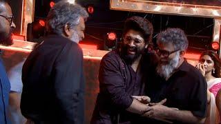 Allu Arjun Fun Moments With SS Rajamouli and Sukumar | Pushpa 2 Pre Release Event | Manastars