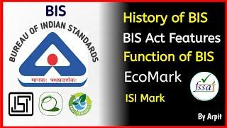 BIS Bureau of Indian Standards | National Standards Bodie| ISI Mark & EcoMark by Arpit