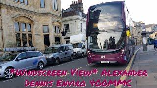 *Windscreen View* Alexander Dennis Enviro 400MMC (U1 to University Of Bath)WX66 WEU/33945//First Bus