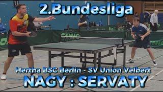 Diese Art Tischtennis zu spielen ist Wahnsinn | M.Servaty(2314TTR) : K.Nagy(2348TTR)