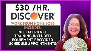 Discover is Urgently Hiring! Work From Home $30/Hr. + No Experience & Equipment Remote Jobs 2025