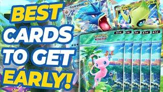 Mythical Island BEST CARDS to get EARLY in Pokemon Pocket - Card Set Review