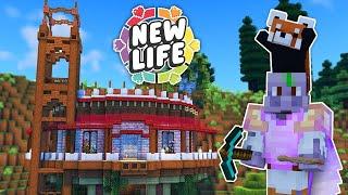 The Strangest Starter Base! | New Life | Ep.1 | Modded 1.19.2 SMP