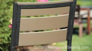 Durango Synthetic Teak Commercial Outdoor Restaurant Furniture