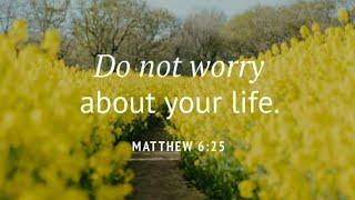 Give Your Worries To Jesus!  Our Daily Bread!  Scripture: Matthew 6:25-27  Prayer Requests! 